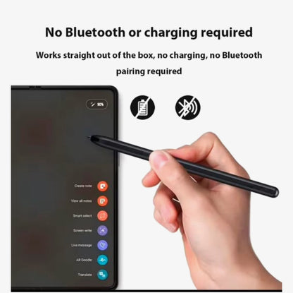 Stylus Pen voor Samsung Galaxy Tab S – Palm Rejection – Magnetisch – Met Wisserknop – Zonder Bluetooth of Opladen – Inclusief 3 Reserve Nibs – Compatibel met S6 Lite / S7 / S8 / S9