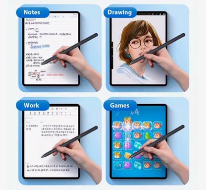 Stylus Pen voor Samsung Galaxy Tab S – Palm Rejection – Magnetisch – Met Wisserknop – Zonder Bluetooth of Opladen – Inclusief 3 Reserve Nibs – Compatibel met S6 Lite / S7 / S8 / S9