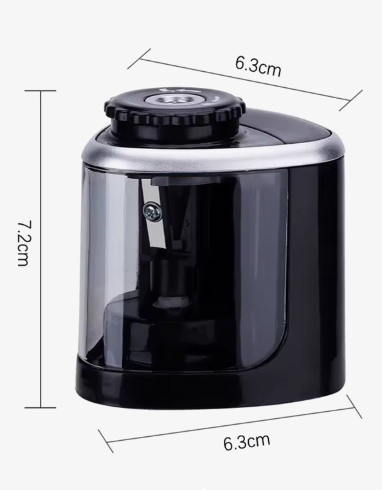 Originele Tenwin Elektrische Puntenslijper – Automatische Potloodslijper op Batterijen – Inclusief Extra Reservemes – Compact & Veilig – Voor School, Kantoor en Kinderen – Roze