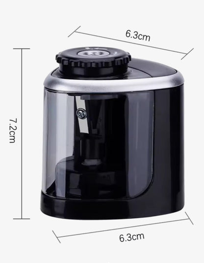 Originele Tenwin Elektrische Puntenslijper – Automatische Potloodslijper op Batterijen – Inclusief Extra Reservemes – Compact & Veilig – Voor School, Kantoor en Kinderen – Roze