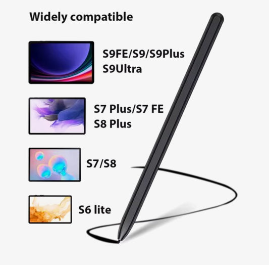Stylus Pen voor Samsung Galaxy Tab S – Palm Rejection – Magnetisch – Met Wisserknop – Zonder Bluetooth of Opladen – Inclusief 3 Reserve Nibs – Compatibel met S6 Lite / S7 / S8 / S9