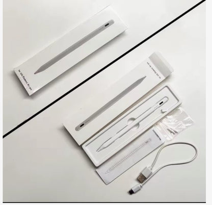 Stylus Pen voor iPad (2018–2025) met Palm Rejection en LED Batterij-indicator – Oplaadbare Touch Pen (Wit)