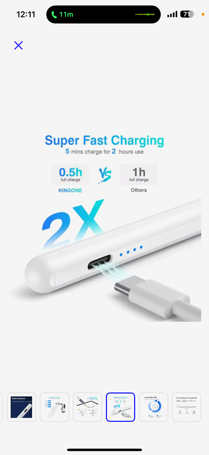Universele Stylus Pen voor Touchscreens – Geschikt voor iOS, Android & Windows – Tablet en Smartphone